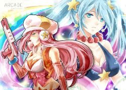 Arcade Sona & Miss Fortune by urusai-baka HD Wallpaper Fan Art Artwork League of Legends lol