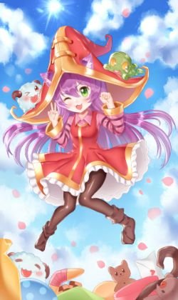 Lulu by Tl (2) HD Wallpaper Fan Art Artwork League of Legends lol