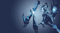 Frostblade Irelia Minimalistic by AlexisRayne HD Wallpaper Fan Art Artwork League of Legends lol