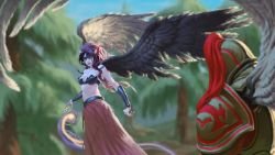 Morgana Vs Kayle by MrFr0stbyte HD Wallpaper Fan Art Artwork League of Legends lol