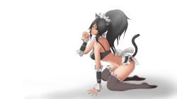 French Maid Nidalee by CLeRu087 (2) HD Wallpaper Fan Artwork League of Legends lol