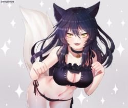 Sexy Ahri by Dohwa League of Legends Fan Art Artwork Wallpaper lol