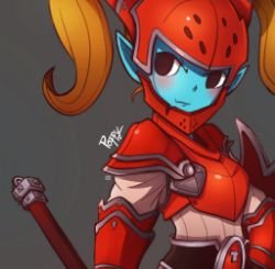 Scarlet Hammer by LataeDelan HD Wallpaper Fan Artwork League of Legends lol