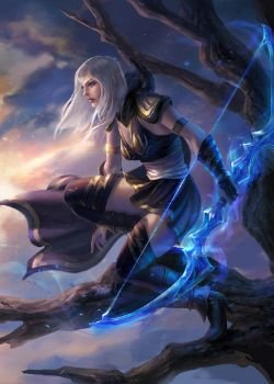Ashe by Hogonhan HD Wallpaper Fan Art Artwork League of Legends lol