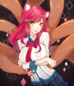 Academy Ahri by ~Moochirin League of Legends Artwork Wallpaper lol Fan Art