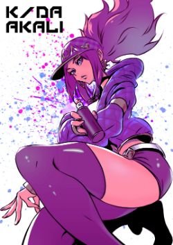 K/DA by Akali by KGO HD Wallpaper Background Fan Art Artwork League of Legends lol