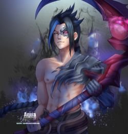 Kayn by AquaLeonhart HD Wallpaper Background Fan Art Artwork League of Legends lol