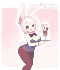 Chibi Battle Bunny Riven by つなこーん HD Wallpaper Fan Art Artwork League of Legends lol
