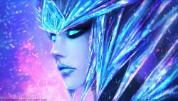 Ice Drake Shyvana by MagicnaAnavi HD Wallpaper Fan Art Artwork League of Legends lol