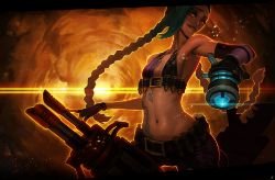 Jinx by Raaamen HD Wallpaper Fan Art Artwork League of Legends lol