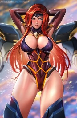 Sexy Gun Goddess Miss Fortune by BADCOMPZERO HD Wallpaper Background Fan Art Artwork League of Legends lol