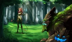Maokai Vs Zyra by Zarory HD Wallpaper Fan Art Artwork League of Legends lol