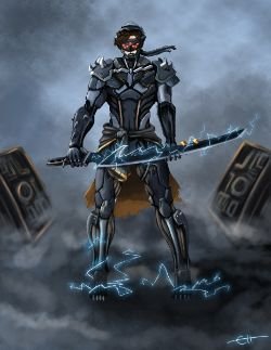 Rising Metal Master Yi (Skin Concept) by c-hsu-run HD Wallpaper Fan Art Artwork League of Legends lol