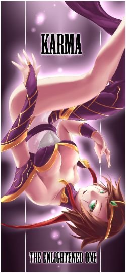 Karma by 卯月染※抑鬱 HD Wallpaper Fan Art Artwork League of Legends lol