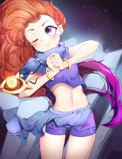 Zoe by Bill ビル HD Wallpaper Background Fan Art Artwork League of Legends lol