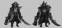Gangplank VU Concept by Lonewingy League of Legends Artwork Wallpaper lol
