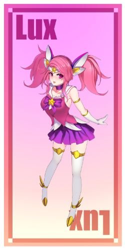 Star Guardian Lux by Pd HD Wallpaper Background Fan Art Artwork League of Legends lol