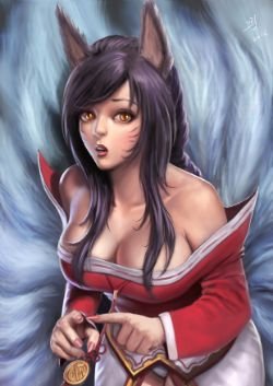 Ahri by YaeGraam HD Wallpaper Background Fan Art Artwork League of Legends lol
