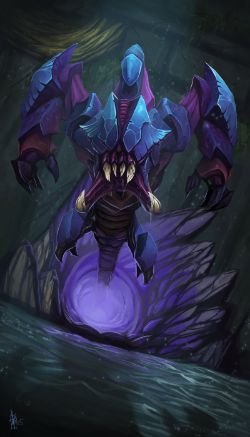 Rek'Sai by SarahJaneArt HD Wallpaper Fan Artwork League of Legends lol