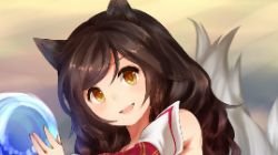 Ahri by ねむぬた League of Legends Artwork HD Wallpaper lol Fan ArtFan Art Artwork