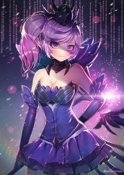 Elementalist Lux (dark) by Dohwa HD Wallpaper Fan Art Artwork League of Legends lol
