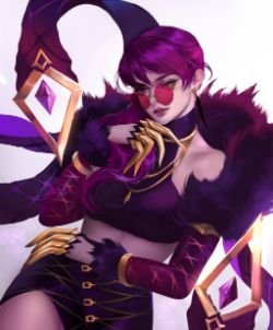 K/DA Evelynn by Jyundee HD Wallpaper Background Fan Art Artwork League of Legends lol