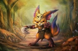 Gnar by Fierying HD Wallpaper Fan Art Artwork League of Legends lol