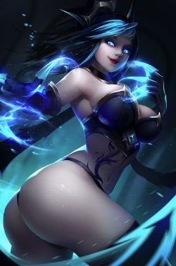 Sexy Shadow Evelynn Rework by 蒂琦丿A-sr HD Wallpaper Background Fan Art Artwork League of Legends lol
