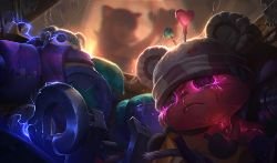 Sewn Chaos Amumu & Blitzcrank Splash Art League of Legends Artwork Wallpaper lol (2)