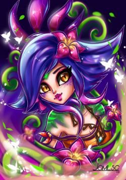 Neeko by jamilsc11 HD Wallpaper Background Fan Art Artwork League of Legends lol