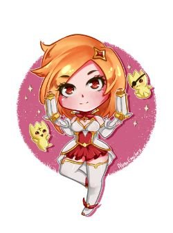 Chibi Star Guardian Miss Fortune by AlmaGKrueger HD Wallpaper Background Fan Art Artwork League of Legends lol Thumbnail