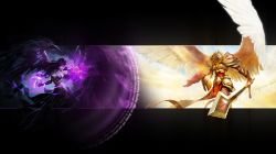 Kayle & Morgana by PheoniX-VII HD Wallpaper Fan Art Artwork League of Legends lol