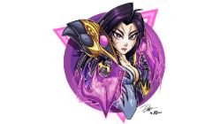 Kai'Sa by krauserdhm HD Wallpaper Background Fan Art Artwork League of Legends lol