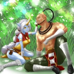 Lee Sin & Soraka by 耶斯 HD Wallpaper Fan Art Artwork League of Legends lol