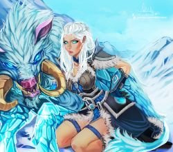 Sejuani by Hassly HD Wallpaper Fan Art Artwork League of Legends lol