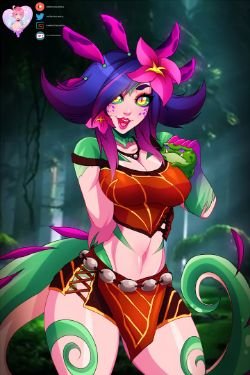 Neeko by LawZilla HD Wallpaper Background Fan Art Artwork League of Legends lol