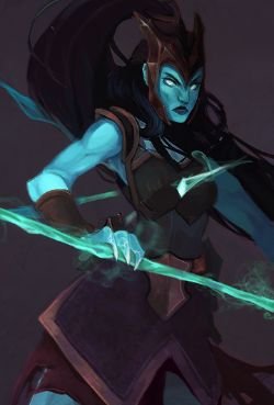Kalista by sharkees HD Wallpaper Fan Art Artwork League of Legends lol