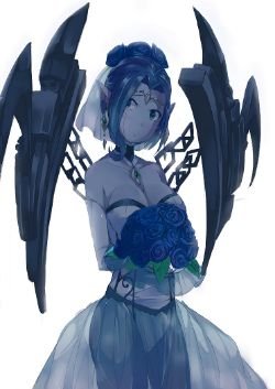 Ghost Bride Morgana by 白い梅 HD Wallpaper Fan Art Artwork League of Legends lol