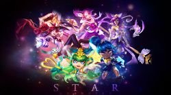 Star Guardian Poppy, Lulu, Jinx, Lux & Janna by syraelx HD Wallpaper Fan Artwork League of Legends lol