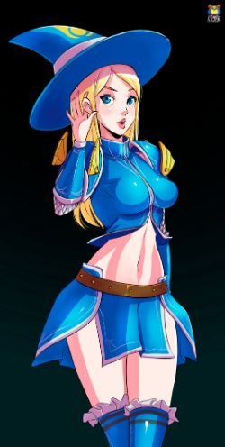 Sorceress Lux_by Kyoffie12 HD Wallpaper Fan Art Artwork League of Legends lol