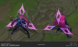Infiltrator Irelia Concept HD Wallpaper Background Official Art Artwork League of Legends lol