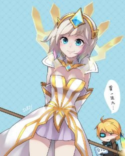 Elementalist Lux by ILRIS HD Wallpaper Fan Art Artwork League of Legends lol