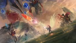 SKT T1 Nami, Ekko, Zac, Olaf, Jhin & Syndra by junsartwork by junsartwork HD Wallpaper Background Fan Art Artwork League of Legends lol