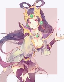Lunar Goddess Diana by misononeko HD Wallpaper Fan Art Artwork League of Legends lol