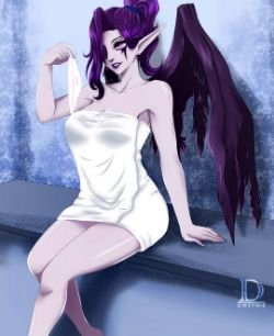 Bath Time Morgana by Dweynie HD Wallpaper Fan Art Artwork League of Legends lol