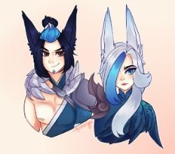 SSG Xayah & Rakan by Nazori HD Wallpaper Background Fan Art Artwork League of Legends lol