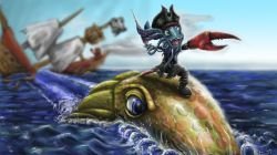 Pirate Fizz (Skin Concept) by LimoMeow HD Wallpaper Fan Art Artwork League of Legends lol