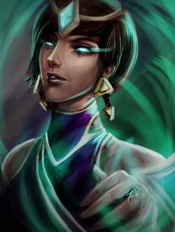 Karma by saystark HD Wallpaper Fan Art Artwork League of Legends lol