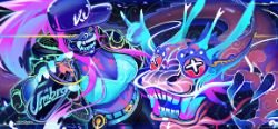 K/DA Akali by krokobyaka HD Wallpaper Background Fan Art Artwork League of Legends lol
