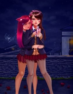 Ahri & D.Va by Deadguybeer HD Wallpaper Background Fan Art Artwork League of Legends lol